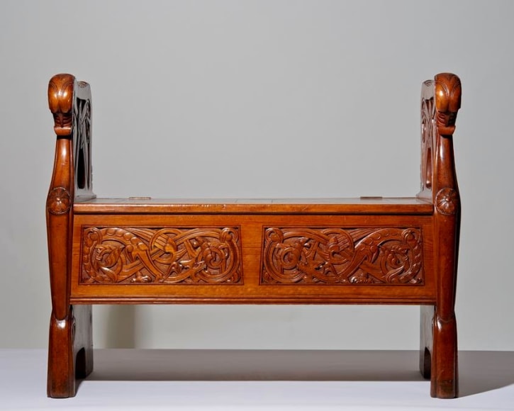 Dragon and Knight Bench