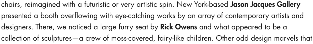 Our Don’t-Miss List for Design Miami/ 2019