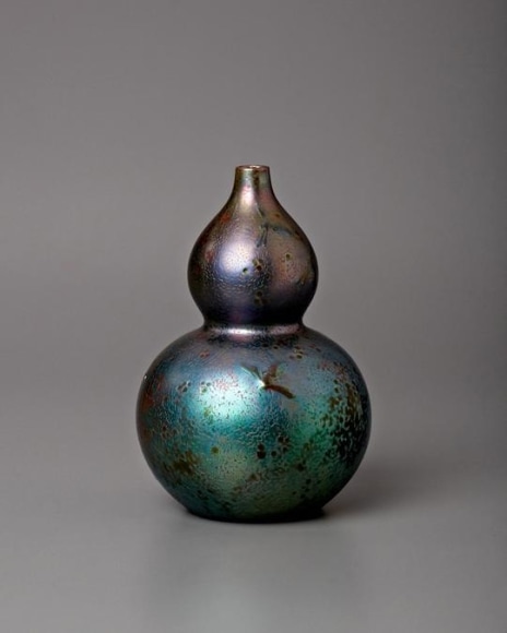 Dragonfly Double Gourd Vase