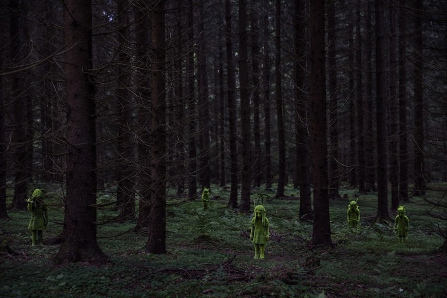 Kim Simonsson's Ceramic Posse of Moss Children Roam a Nature-Stricken Wasteland