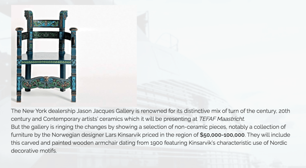 TEFAF, 5-15 March 2020