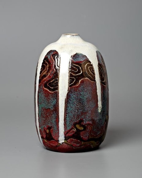Japonist Landscape Vase