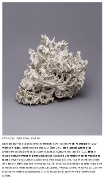 La TEFAF d&eacute;voile un premier aper&ccedil;u de l&rsquo;&eacute;dition 2020 &agrave; Maastricht