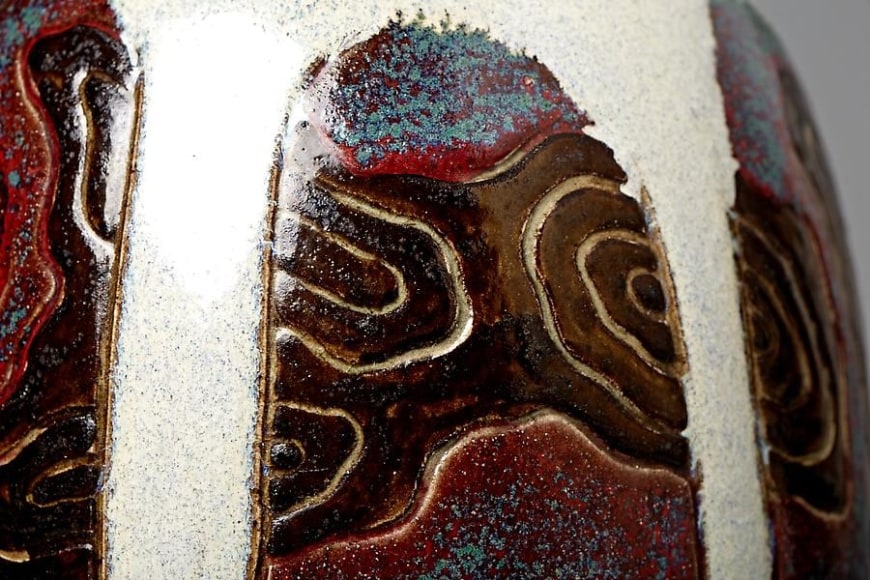 Japonist Landscape Vase