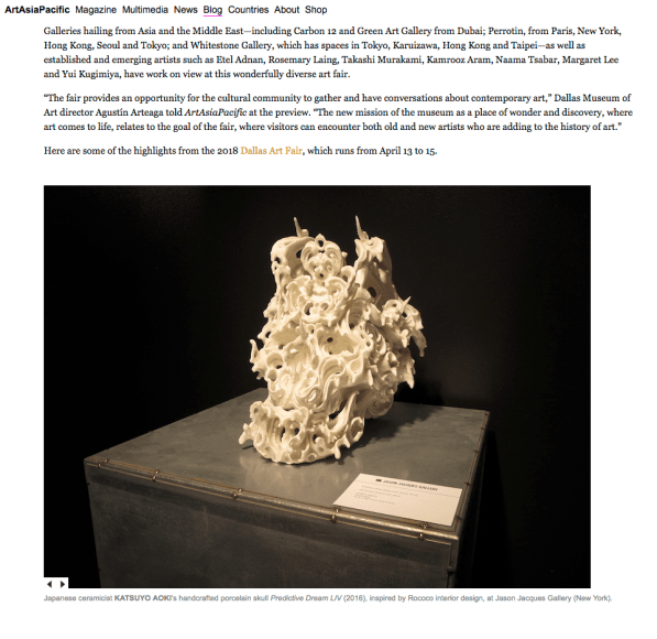 HIGHLIGHTS FROM DALLAS ART FAIR 2018