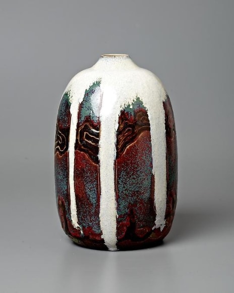 Japonist Landscape Vase