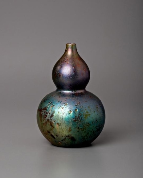 Dragonfly Double Gourd Vase