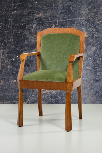 Attributed to Felix Kayser (1892-1980), Pair of armchairs, c. 1925
