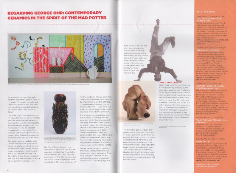 Regarding George Ohr: Contmemporary Ceramics in the Spirit of the Mad Potter
