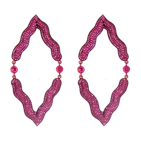 Red Victoria Earrings
