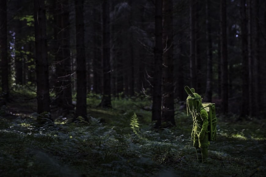 Kim Simonsson's Ceramic Posse of Moss Children Roam a Nature-Stricken Wasteland