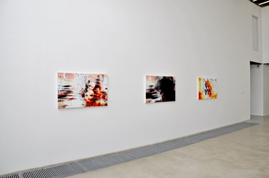 Not Too Late:Recent Works by Feng MengboInstallation view
