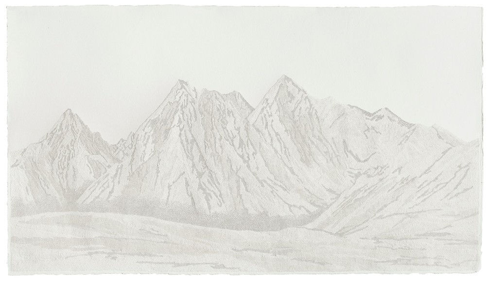 Fu Xiaotong 付小桐 (b. 1976), Mountain &ndash; 341,320 Pinpricks 341,320 孔之山, 2015