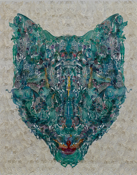Wu Jian&rsquo;an&nbsp;邬建安&nbsp;(b. 1980), Faces-Wolf&nbsp;狼, 2014