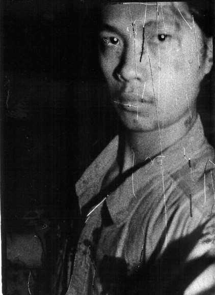 Self-portrait, East Village, Beijing 自拍像,东村, 北京, 1994