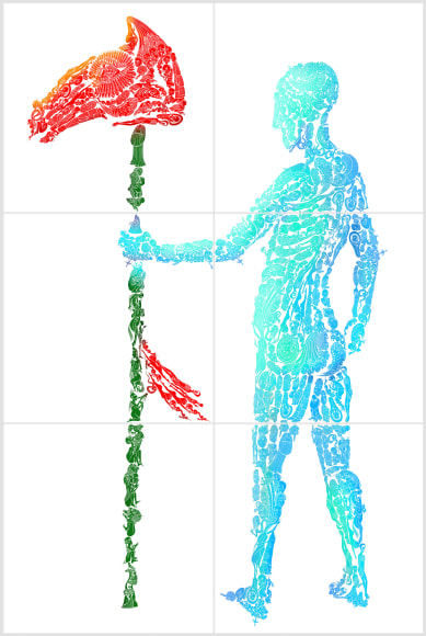 Wu Jian&rsquo;an 邬建安 （b.1980）, Scarlet Horse! 赤兔，赤兔!