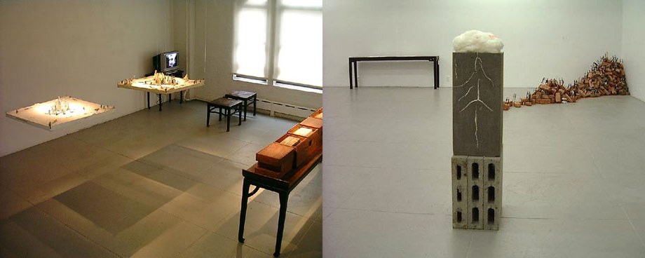 Cement: Marginal Space in Contemporary Chinese Art, Installation view