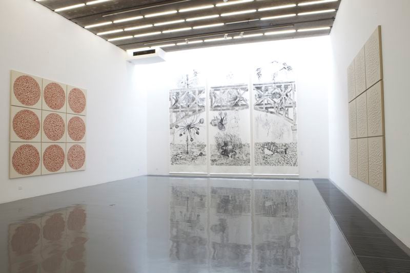 River Flows East:Installation view