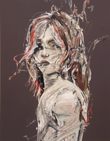 Transcription 52 (A Child), 2018 Acrylic on canvas 55 × 43 in