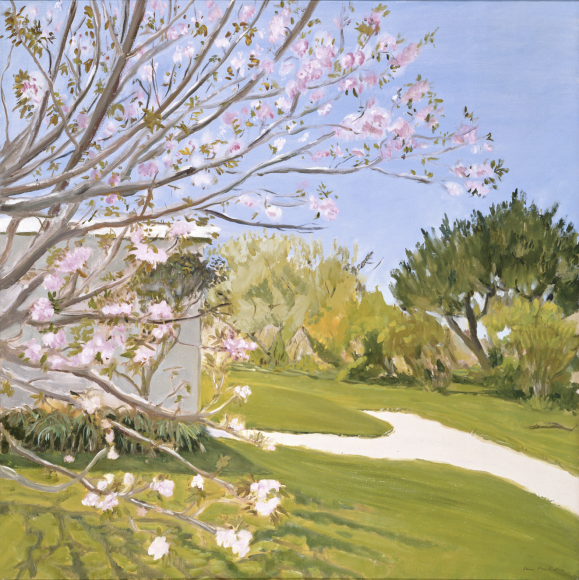 Cherry Blossoms Painted Outdoors