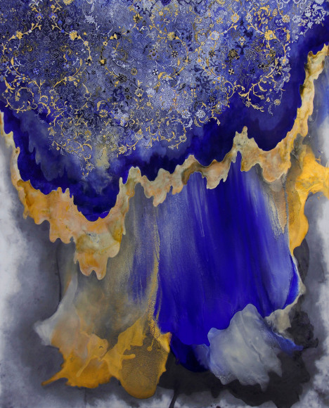 Hedieh Javanshir Ilchi, Ashen lands and blue skies 1