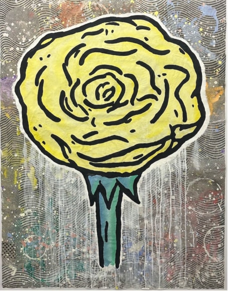The Severed Artifact, 2016 Gesso, flashe and paper collage on paper 52 x 40 inches