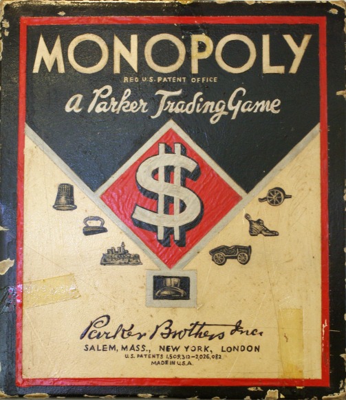 Circa 1936 (Monopoly), 2008, Oil and enamel on copper