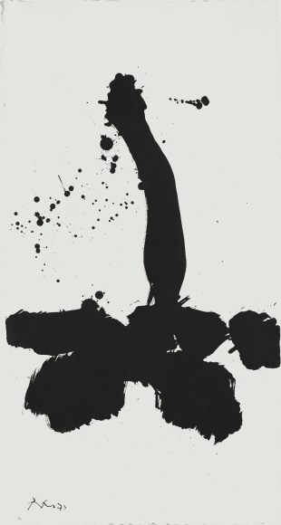 Untitled (Samurai), 1973, Acrylic on paper