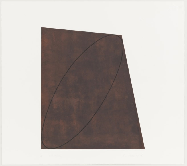 I, from Attic series I, 1991  Etching and aqautint in colors on Somerset paper  32 x 36 inches