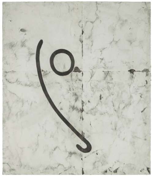 Automatic, 2015  Pencil, graphite powder and tape on four joined sheets of paper  83 3/4 x 71 1/2 inches