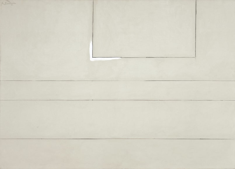 Open in Grey with White Edge, 1971