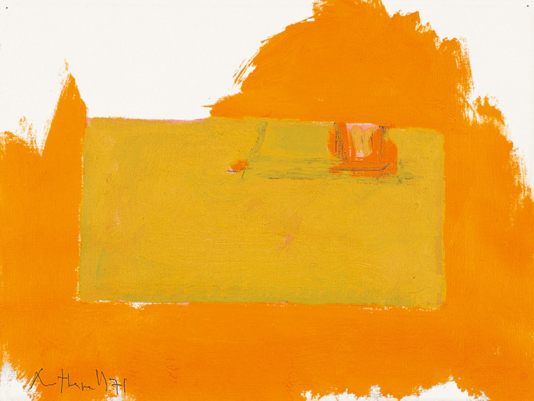 Untitled, 1971 Acrylic and graphite on canvas paper