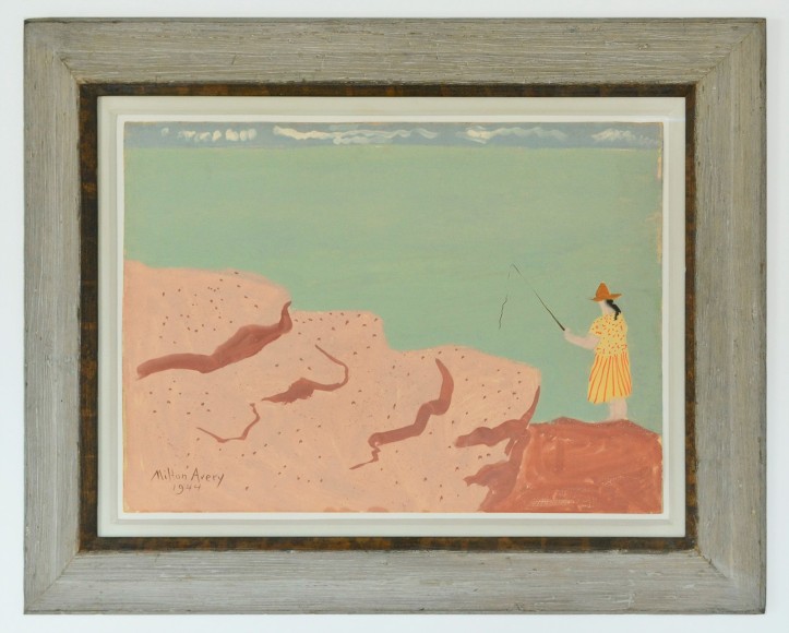 MILTON AVERY, FISHING BY THE SEA
