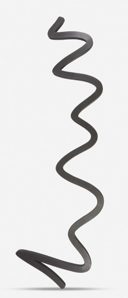 Undetermined Line, 1982, Graphite on wood