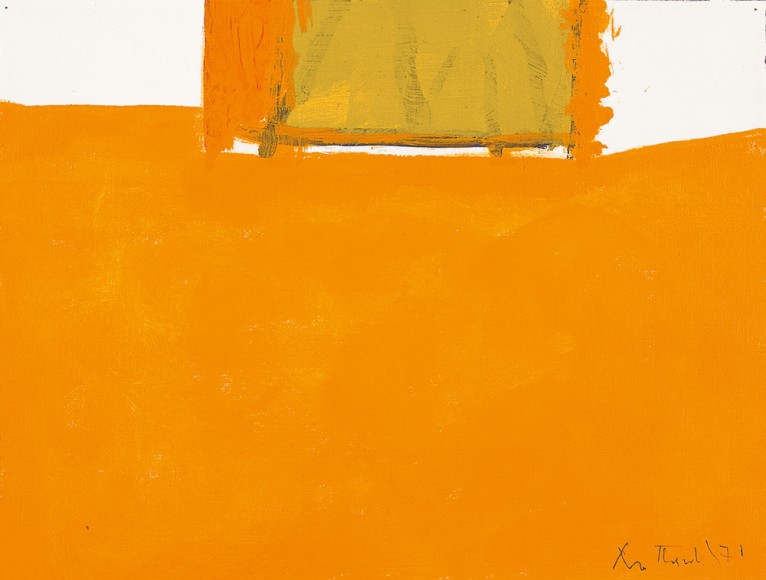Untitled, 1971 Acrylic and graphite on canvas paper