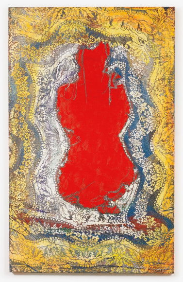 Red Nude, 2009 Oil on canvas 77 x 48 inches