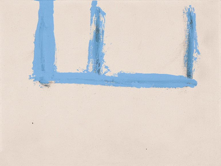Open No. 147: Blue on Beige, 1970