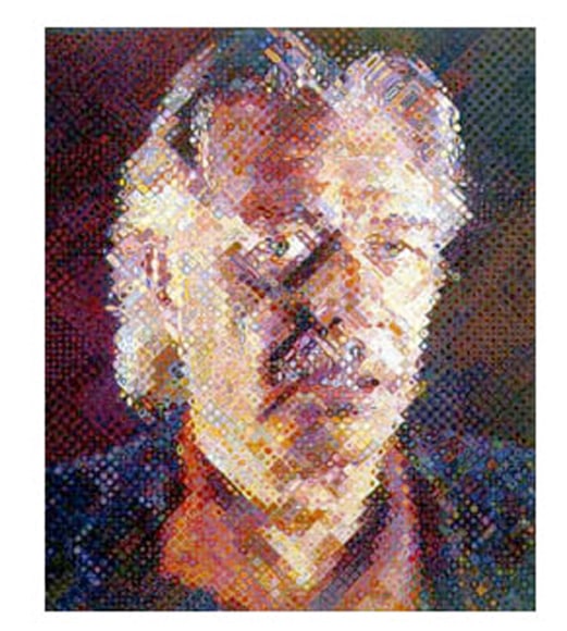 Chuck Close, John, 1998