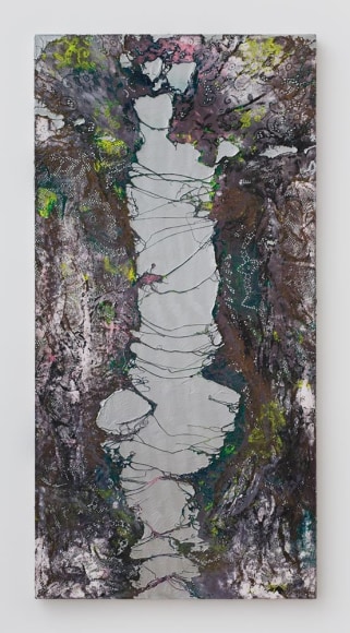 Grey River, 2014, Acrylic on canvas