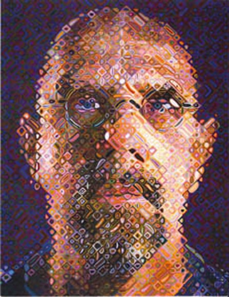 Chuck Close, Self Portrait Screenprint, 2007
