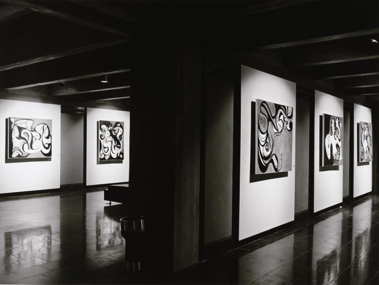 Bertina Lopes Autumn 1972, Funda&ccedil;&atilde;o Calouste Gulbenkian, Lisbon, Portugal