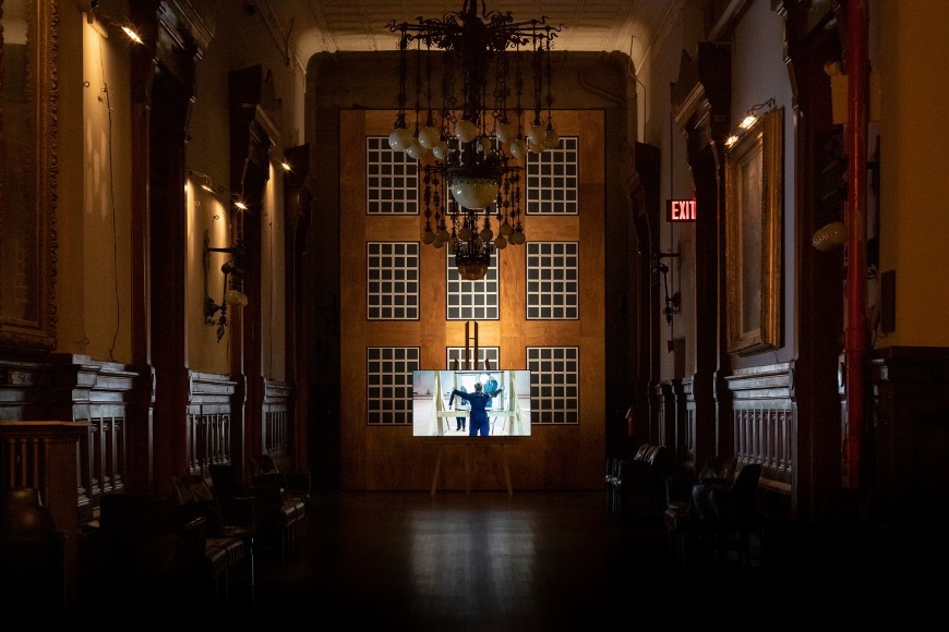 Hito Steyerl, Drill June 21 - July 20, 2019, Park Avenue Armory, New York