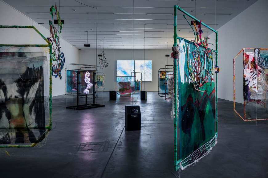 Julien Creuzet,&nbsp;Orpheus was musing upon braised words Under the light rain of a blazing fog Snakes are deaf and dumb anyway Oblivion buried in the depths of insomnia