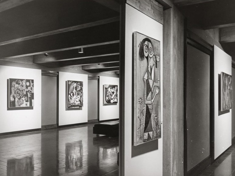 Bertina Lopes Autumn 1972, Funda&ccedil;&atilde;o Calouste Gulbenkian, Lisbon, Portugal