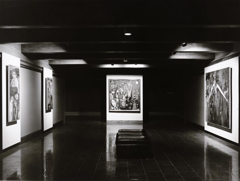 Bertina Lopes Autumn 1972, Funda&ccedil;&atilde;o Calouste Gulbenkian, Lisbon, Portugal