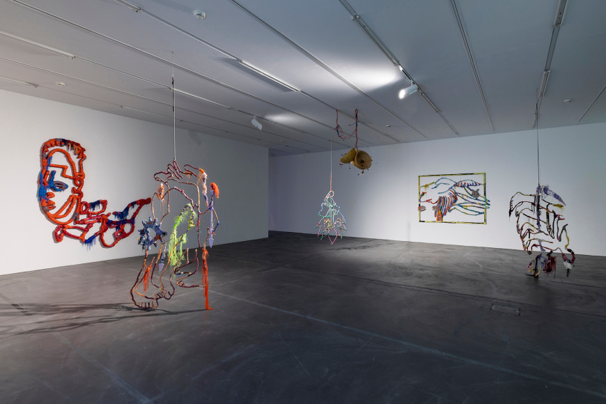 Julien Creuzet,&nbsp;Orpheus was musing upon braised words Under the light rain of a blazing fog Snakes are deaf and dumb anyway Oblivion buried in the depths of insomnia