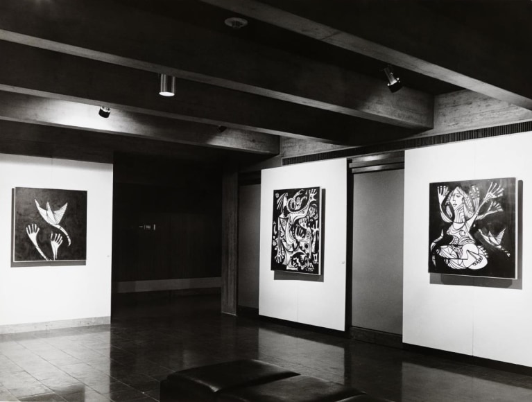 Bertina Lopes Autumn 1972, Funda&ccedil;&atilde;o Calouste Gulbenkian, Lisbon, Portugal