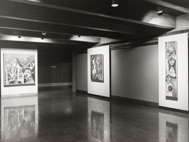 Bertina Lopes Autumn 1972, Funda&ccedil;&atilde;o Calouste Gulbenkian, Lisbon, Portugal