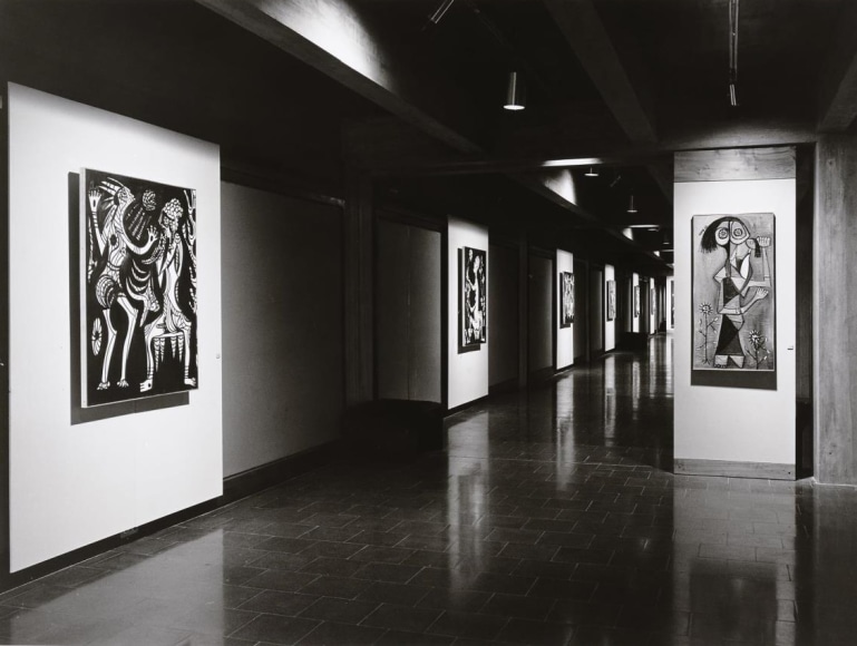 Bertina Lopes Autumn 1972, Funda&ccedil;&atilde;o Calouste Gulbenkian, Lisbon, Portugal