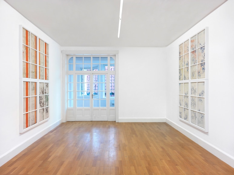 Fredrik V&aelig;rslev,&nbsp;Window Paintings, August 31 - October 20, 2019,&nbsp;St&auml;dtische Galerie Delmenhorst, Germany